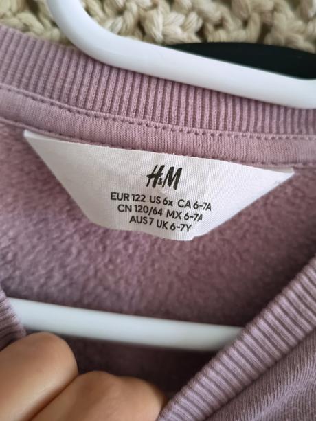 Dievčenská mikina, h&m,122