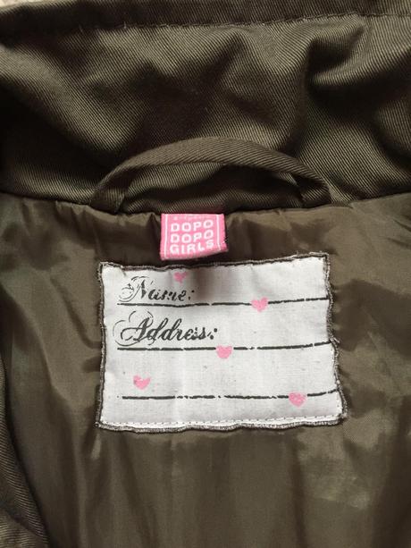 Predĺžená štýlová bundička pre dievča, veľ.122, dopodopo,122