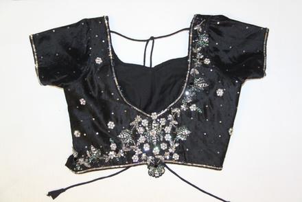 Výšívaný top so škraboškou veľ. s a,