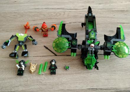 Lego nexo knights 72003, šialený bombardér, 