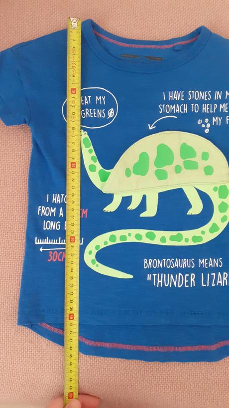 Tričko next z uk brontosaurus vyklápacie v.98, next,98
