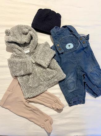 Balík oblečenia chlapec 3-6 mesiacov 56-62-68, 50–62