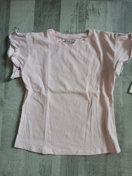 2x tričko+sukňa veľ. 122, 122