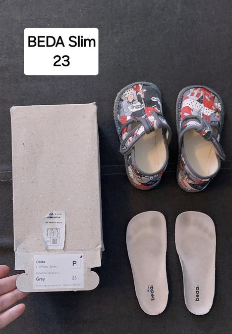 Prezúvky beda slim vzor comics 23, beda,23