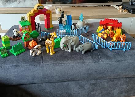 Lego duplo zvieratká v zoo, 