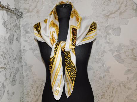 Kvalitná luxusna hodvabna elegantná šatka, l