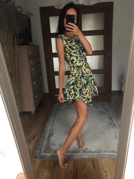 Kvetinové saty zn. h&m, h&m,s