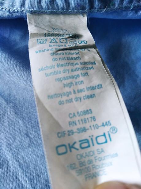 Svetlomodrá košeľa - veľ. 138 / 140, 140