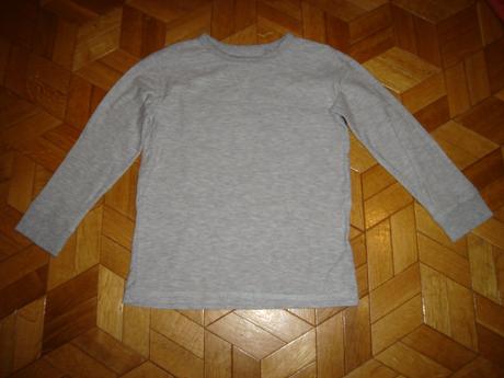 Sivé melírované tričko veľ.4-5 rokov, next,110