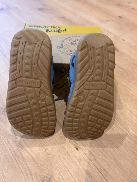 Protetika barefoot kožené sandále nery - blue, protetika,26