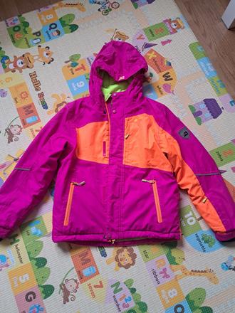 Zimna lyziarska dievcenska bunda alpine pro, alpine pro,140