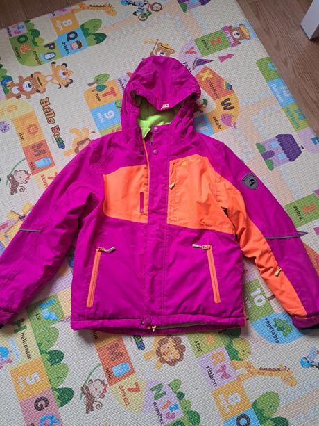 Zimna lyziarska dievcenska bunda alpine pro, alpine pro,140