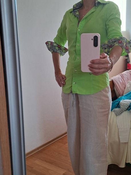 Limetková košeľa, xs