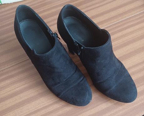 Čierne semišové lodičky, graceland,37