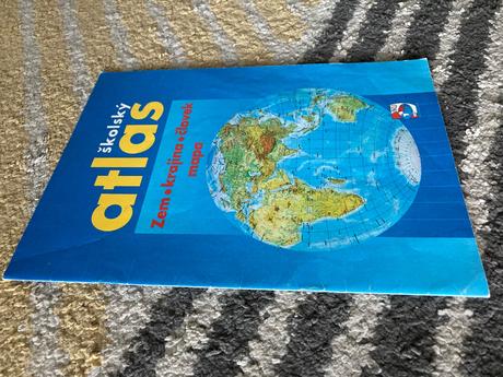 Školský atlas - zem, krajina, človek, mapa (1998), 