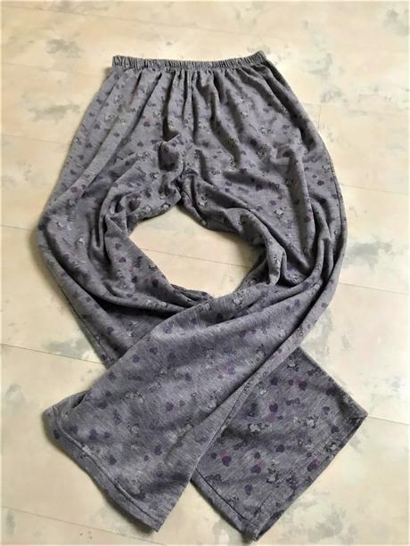 Teplé pyžamové nohavice, xl