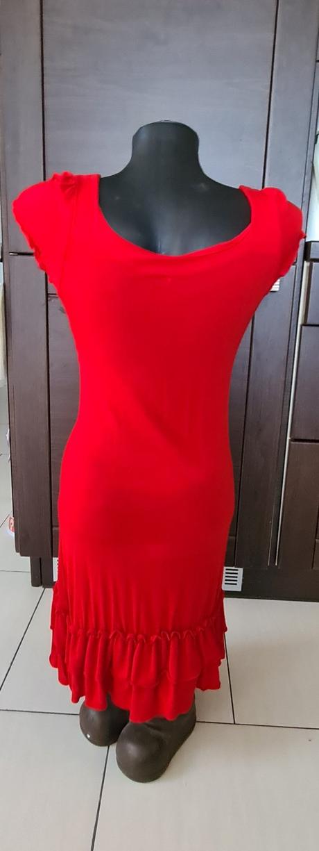 Sexi červené šaty, s