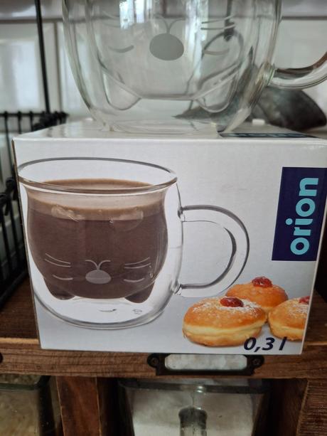 Orion dvojstenny mega hrncek macicka novy, kupovan, 