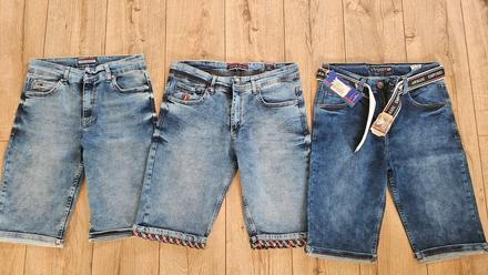 3x riflové kraťase, tommy hilfiger,32