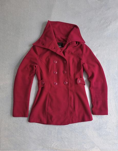 Kabátik gate malinovej farby, gate,38