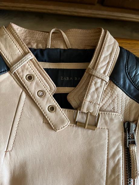 Kožená bunda zara basic, zara,xs