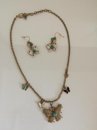 Guess náhrdelník s naušnicami, guess