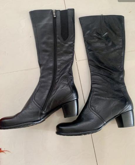 Kožené čižmy elegantné, ara,42