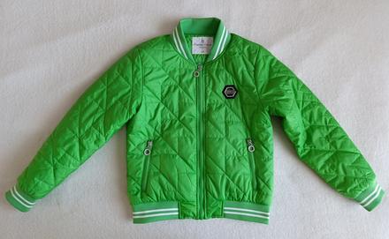 Zelená prešívaná bomber bunda, 152