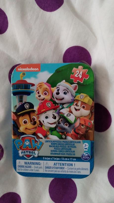 Puzzle paw patrol 3+ 24ks, 