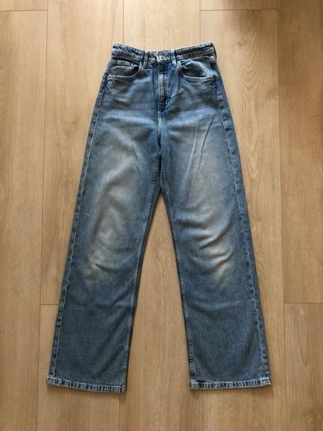 Rifle h&m - wide leg - 34/164 - super stav, h&m,164