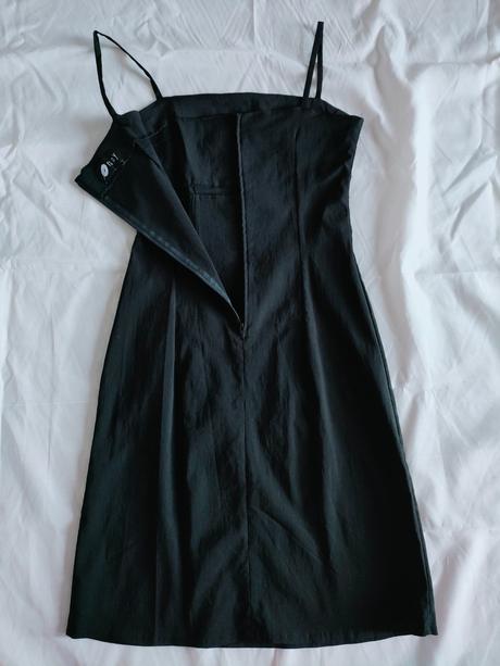 Čierne mini šaty "a", orsay,36