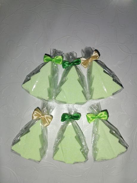 Šumivé bomby do kúpeľa - zelený stromček,