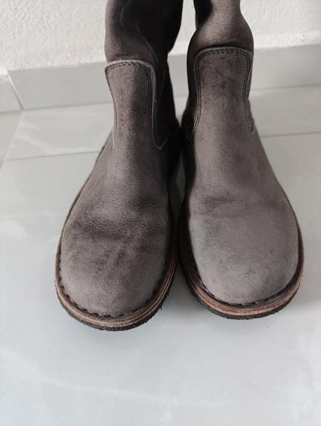 Dievčenské kožené čižmy top stav pépé, 34