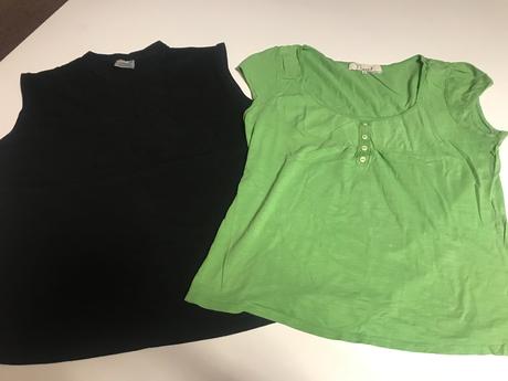 2 tričká na donosenie, l
