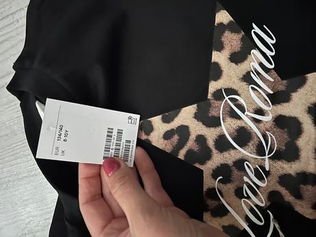 Tricko s visackou, h&m,140