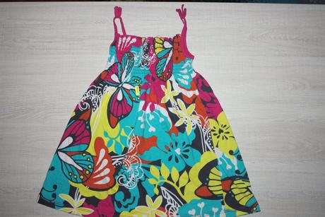 Bavlnené farebné šaty 110/116, h&m,110