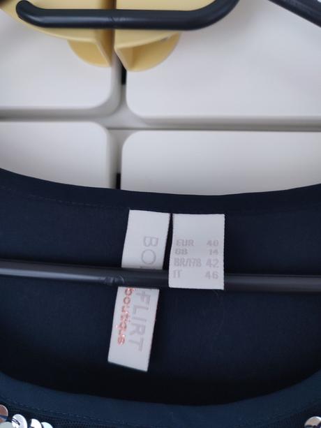 Šaty tmavomodré (veľkosť 40), bonprix,40