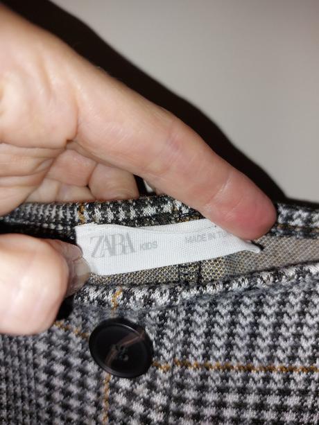 Široké nohavice na traky, zara,158