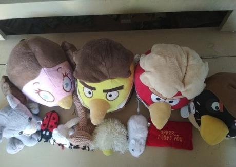 Star wars angry birds plyš, ručne pletené hračky, 