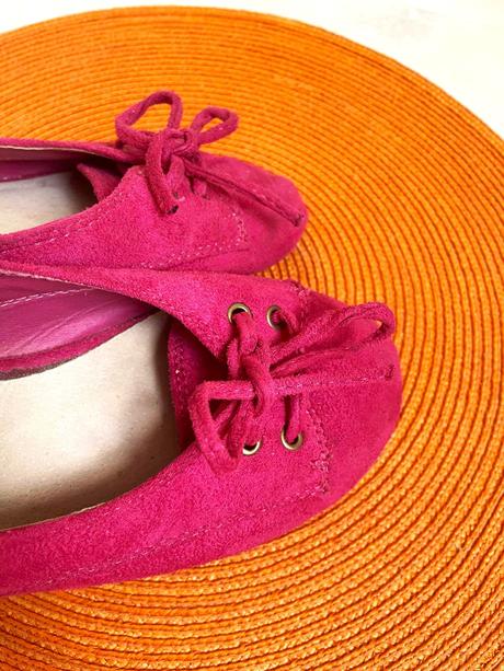 Semišové balerínky, 38