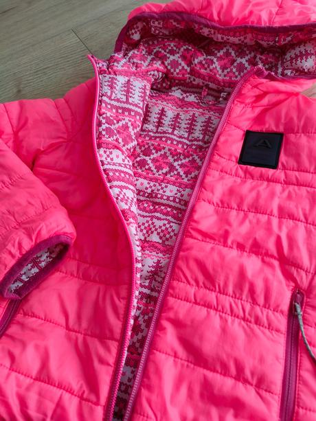 Dievčenská zimná obojstranná bunda alpine p104-110, alpine pro,110