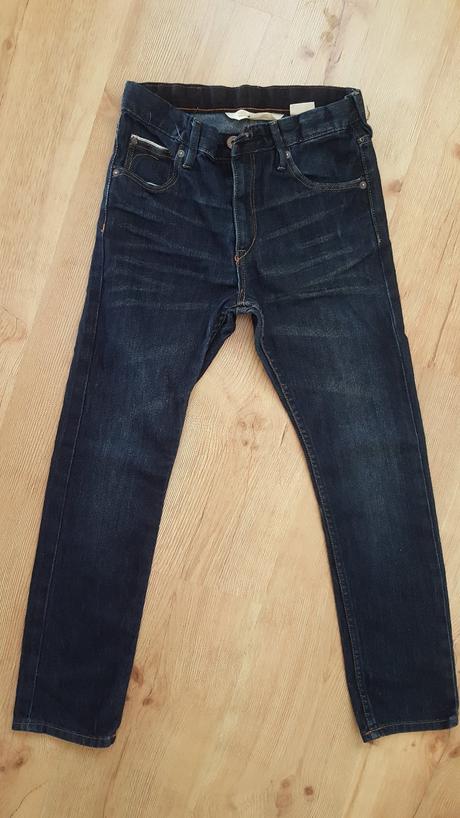 Tmavé rifle, 140, h&m,140