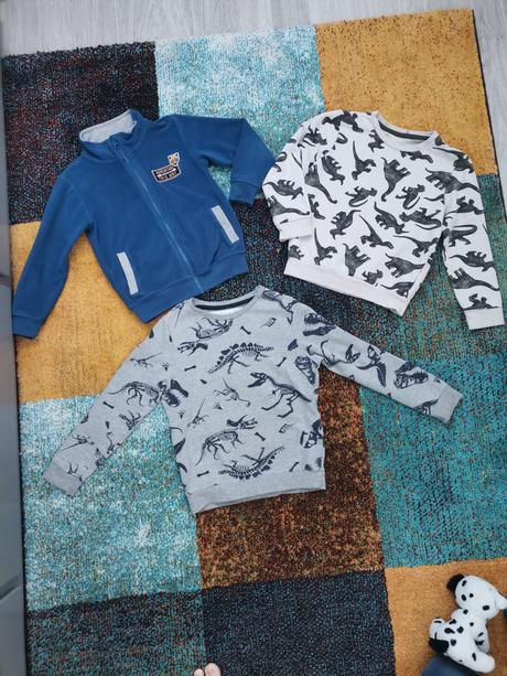 Mikiny z každej po 2ks... 116/122, 116