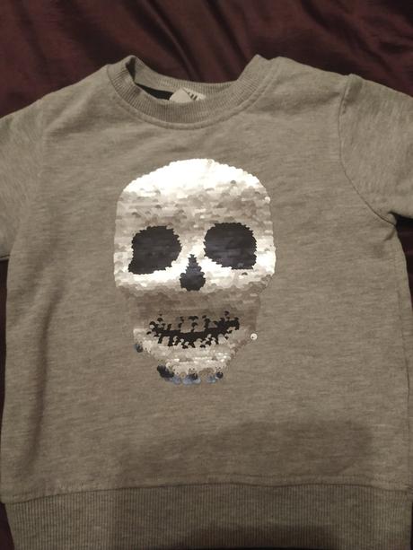 Pulóver s flitrami, h&m,104