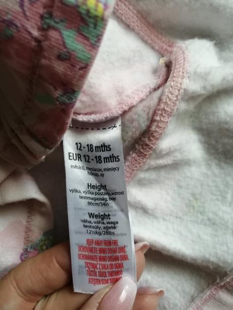 Mikina 12-18m, f&f,86