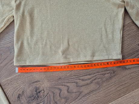 Trblietavý crop top, sinsay,s