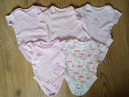 Body s krátkým rukávom viac kusov -56, 56