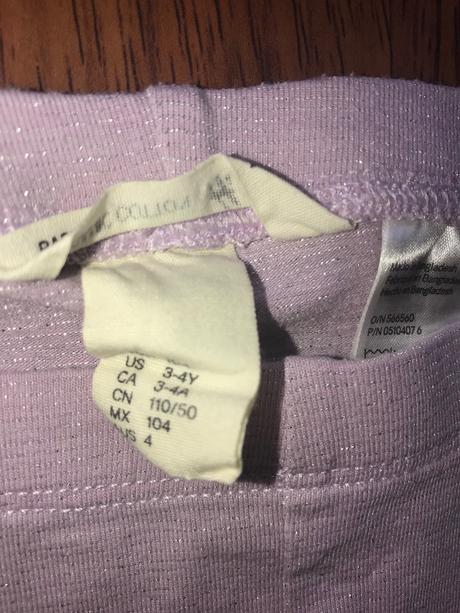 7/8 leginy zn.h&m na 3-4 rokov, h&m,104