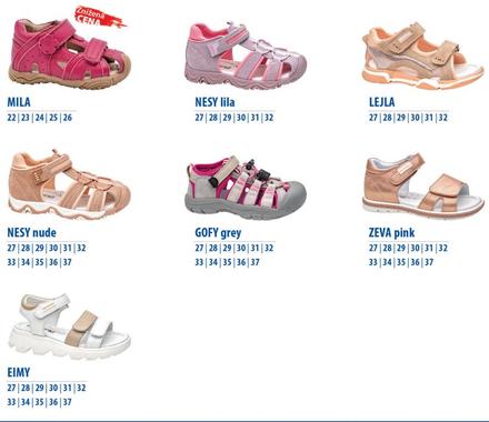 Protetika katalóg sandálky leto 2025, protetika,27 - 37