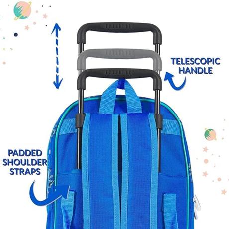 Detský batoh na kolieskach perletti lilo & stitch, 